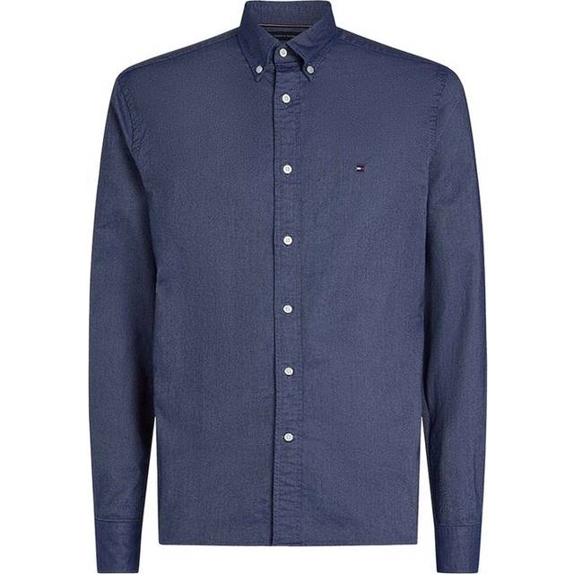 Regular Fit Flag Embroidery Oxford Shirt