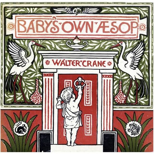 Front Cover From The Book Babys Own Aesop by Walter Crane Published C1920 Poster Print, Large - 24 x 24