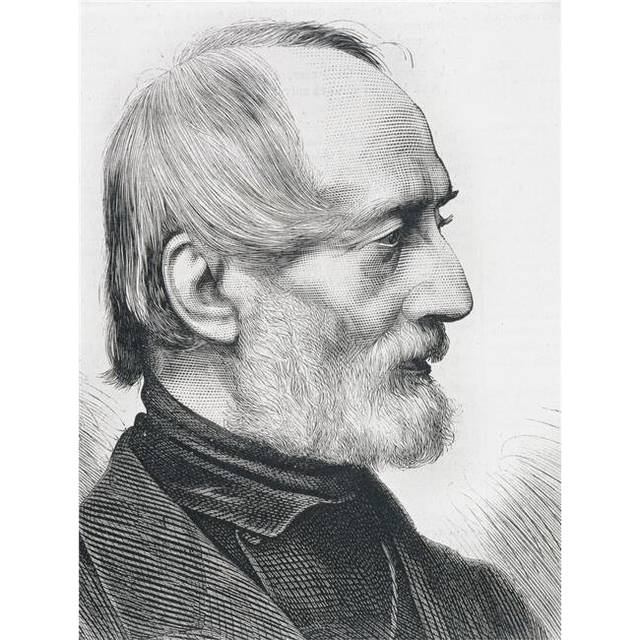 Giuseppe Mazzini 1805 to 1872 Italian Writer Patriot & Political Thinker From 19th Century Engraving Poster Print, 12 x 16
