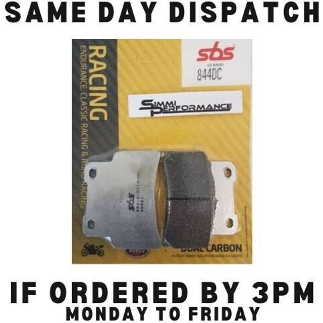 SBS DC Dual Carbon Motorcycle Race Brake Pads