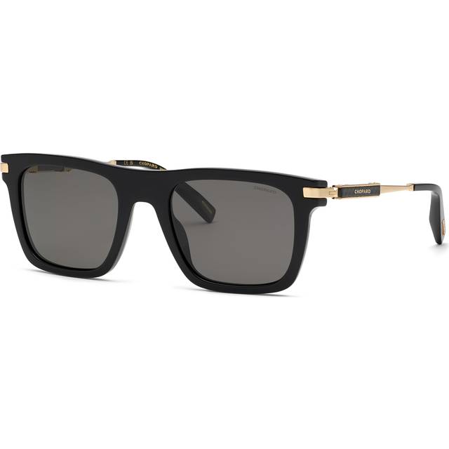 Men's Chopard Sch365 700P Sunglasses in Negro Brillante | Size 55 | SCH365 Color 700P (55)