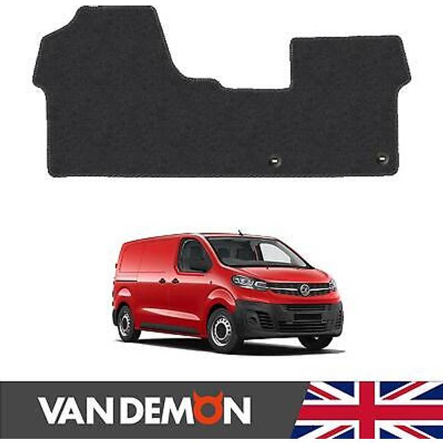 Floor mats for vauxhall vivaro (2019+) carpet tailored fit van mat set accessory