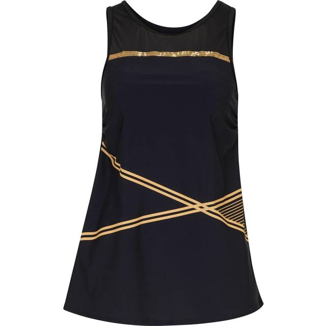 bonprix Gold Trim Tankini Top