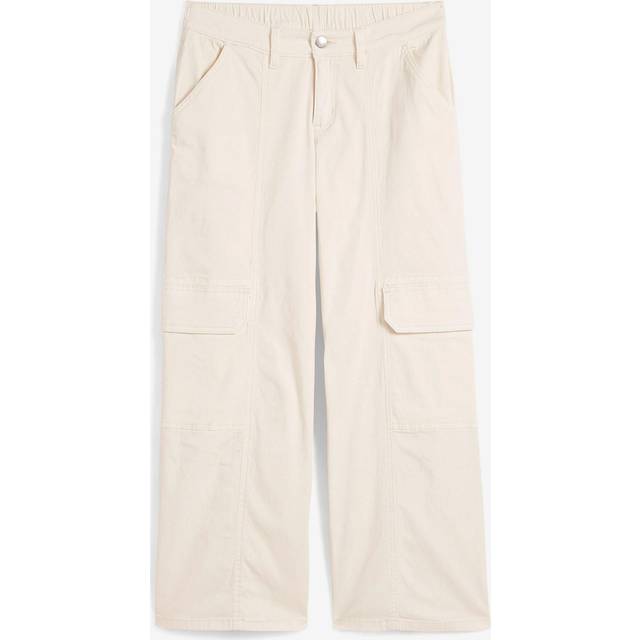 bonprix Cropped Cargo Jeans - Denim