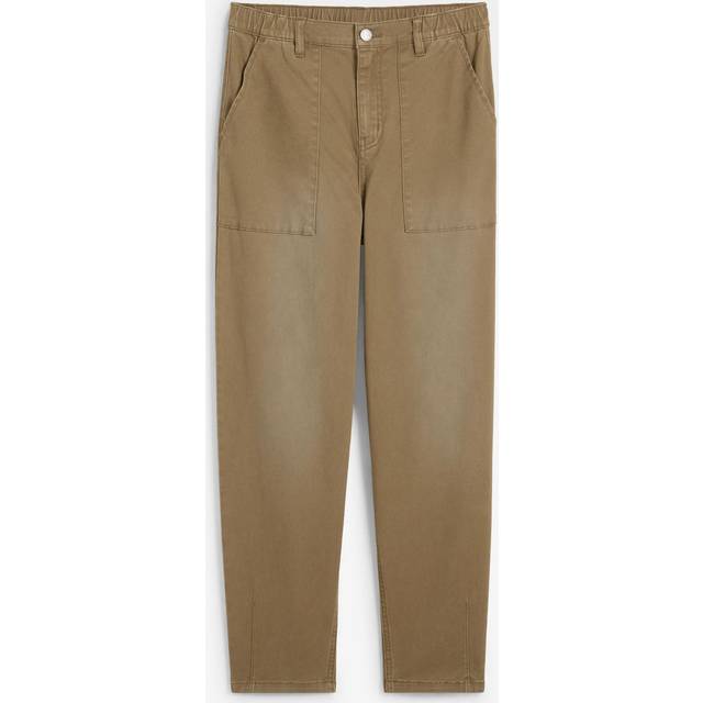 bonprix Cropped Cargo Jeans - Khaki