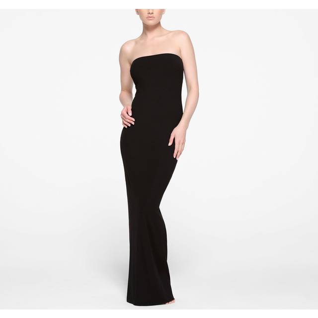 SKIMS Tube Dress | Black | XS | Soft Lounge - Onyx