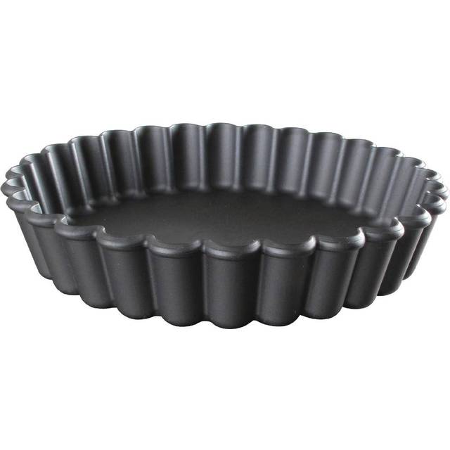 Matfer Bourgeat Exoglass Round Fluted Tartlet Mould 110mm (Pack of 12)