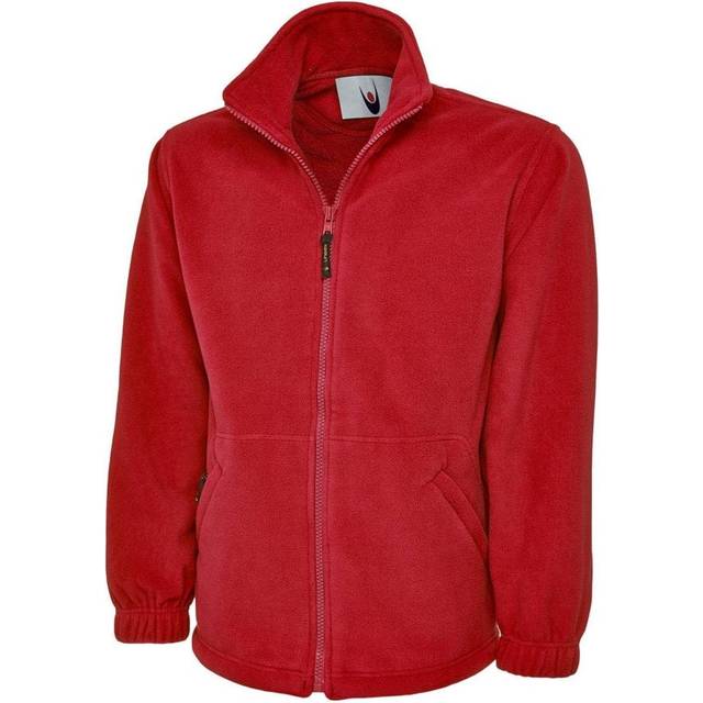 Uneek Classic Unisex Full Zip Micro Fleece Jacket UC604 Red L Colour: