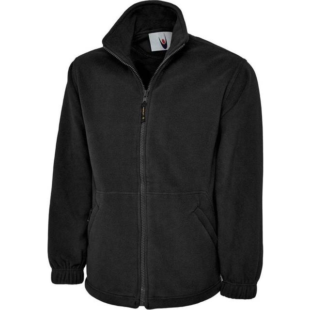 Uneek Premium Full Zip Micro Fleece Jacket UC601 Black 2XL Colour: Bla