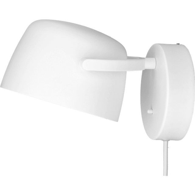 Scandi Living Halo wall lamp Ø16 cm White