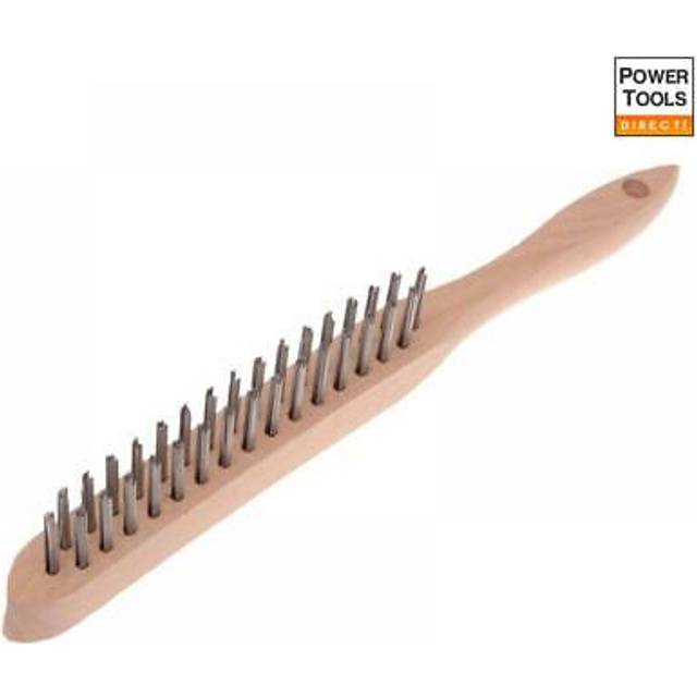 Faithfull Lightweight Wire Scratch Brush 2 Rows