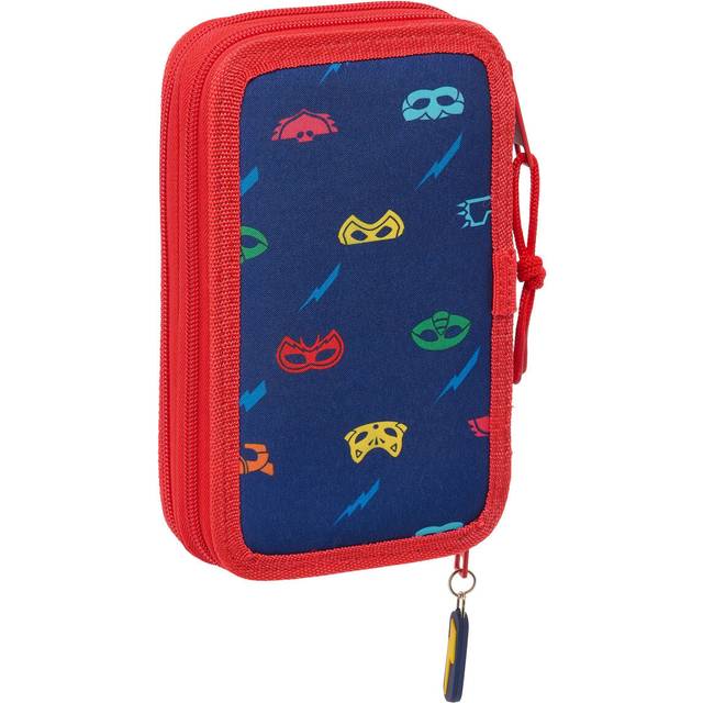PJMasks Dubbelpennfodral, Marinblå