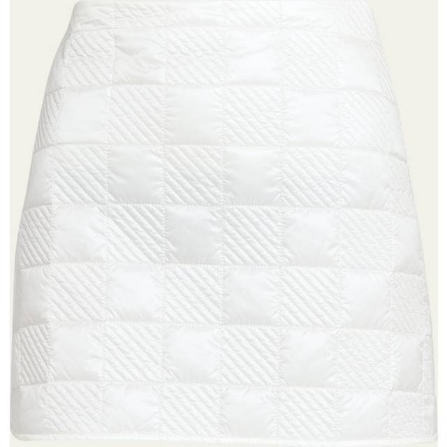 Moncler Women's Padded Mini Skirt in White | Size 44 | 2D000 Color 01788LM Color 034 (44)