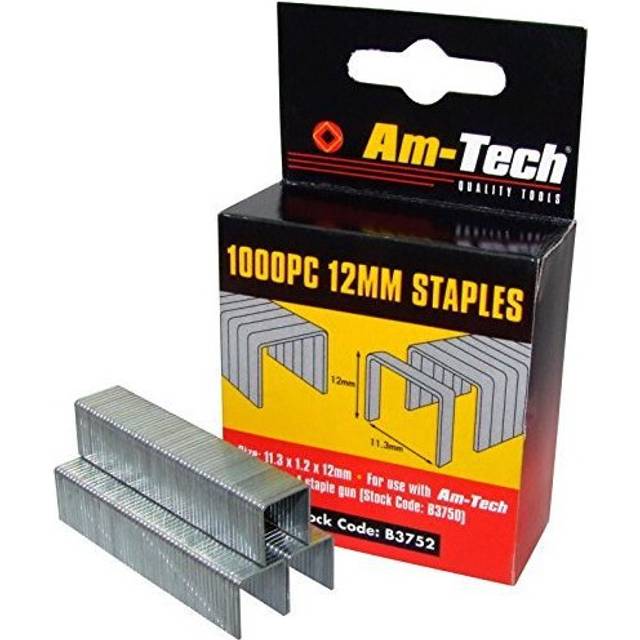 Amtech B3752 12mm Staples (X 1000)