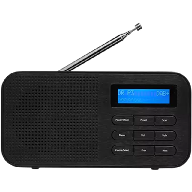 Väskradio Denver DAB-42 DAB+, FM Svart