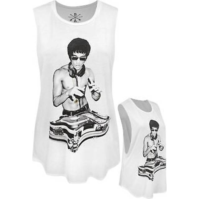 (Medium) Bruce Lee Vest (Womens White)