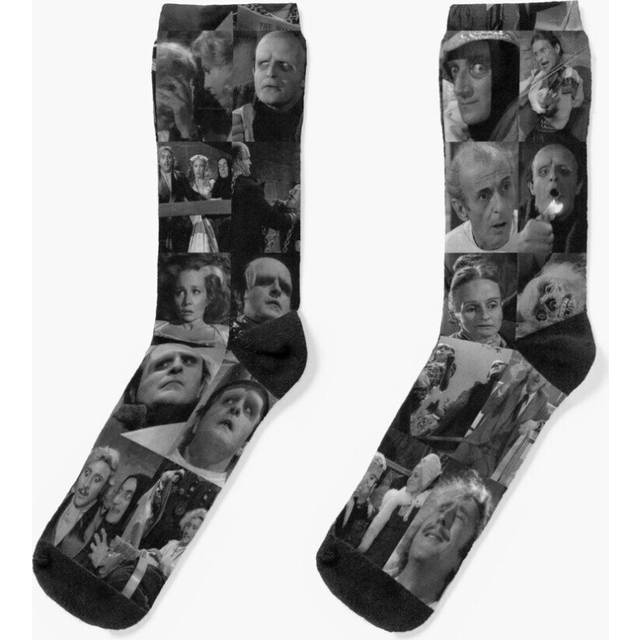 Dress Socks Young Frankenstein Novelty Fancy Crazy Pattern Crew Casual for Men Women