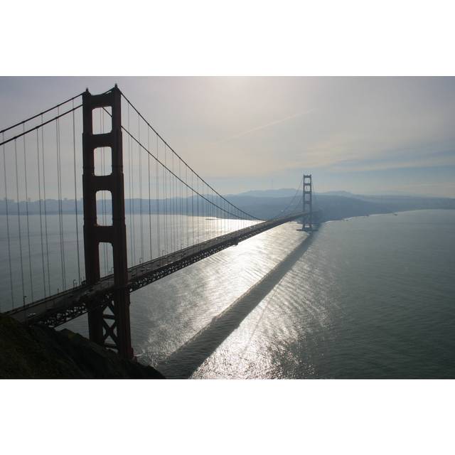 Golden Gate Bridge - Wrapped Canvas Photograph (51cm H x 76cm W x 3.8cm D)