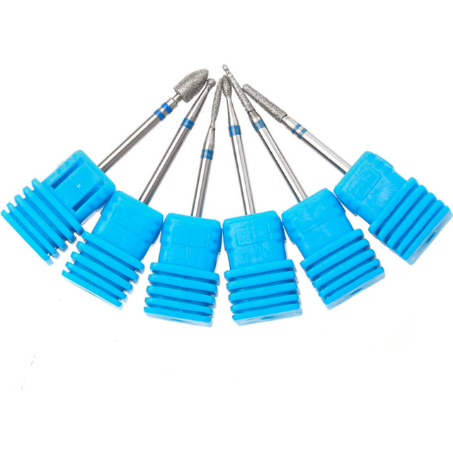 (GD0307D) Diamond Nail Drill Bits File Cuticle Clean Burr Abrasive Tool