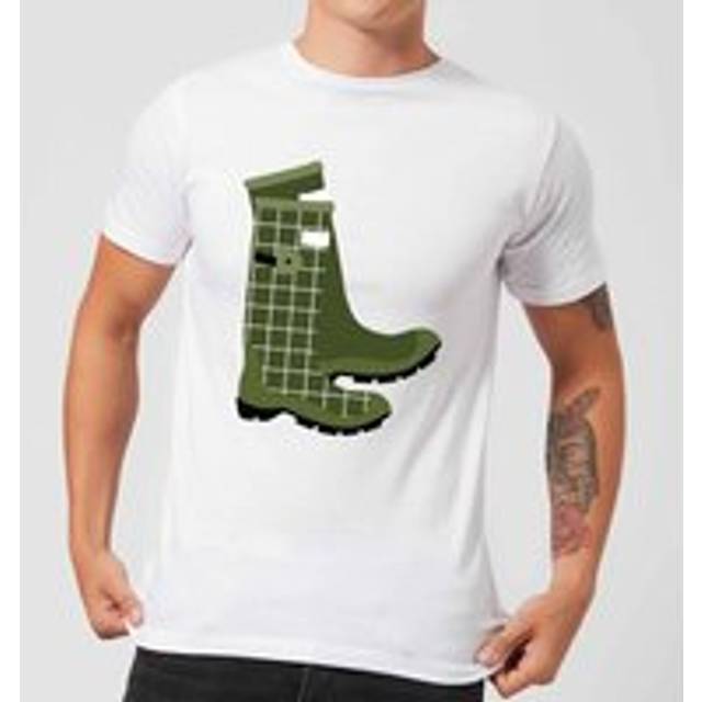 Wellies Men's T-Shirt - White - S - White