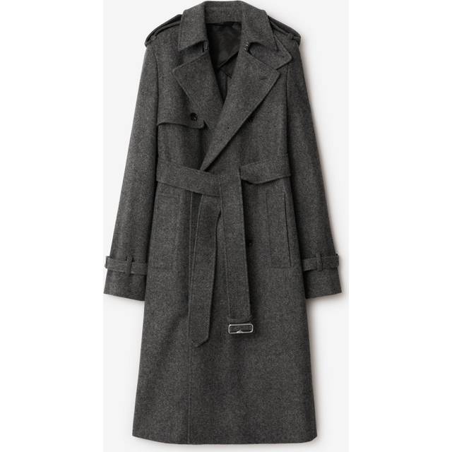 Burberry Long Wool Trench Coat