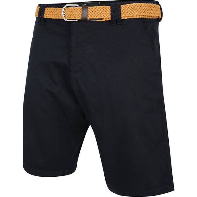 Kam mens cargo shorts belted casual summer wear pockets zipped fly 40-60w