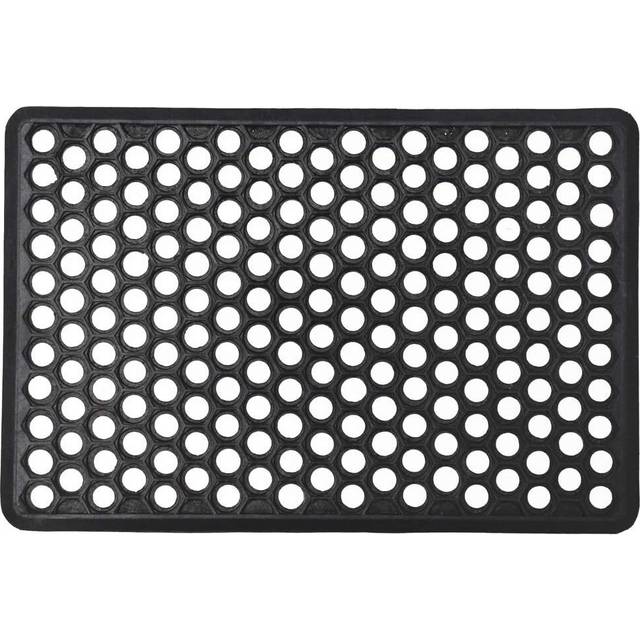 MantraRaj Honeycomb Outdoor Rubber Ring Entrance Floor Door Mat Heavy Duty Matt with Drainage Holes Outdoor