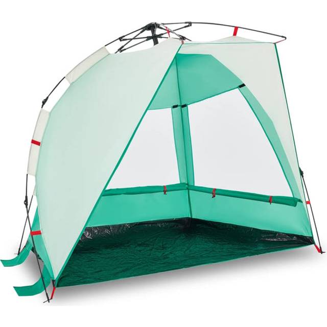 vidaXL Beach Tent 2-Person Sea Green Quick Release Waterproof
