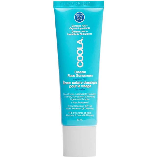 COOLA Classic Face Sunscreen SPF 50 Lotion, parfymfri solkräm för ansiktet, 50 ml