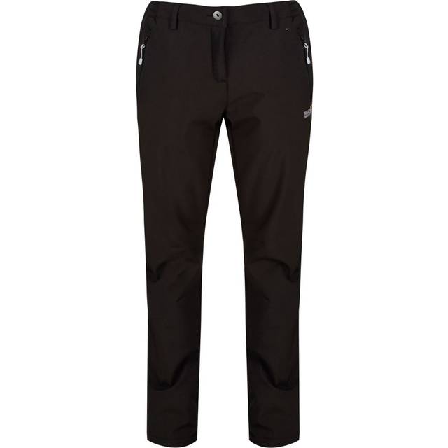 (16, Black) Regatta Great Outdoors Womens/Ladies Geo Softshell II Regular Leg Trousers