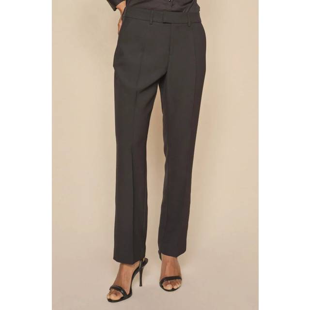 MOS Mosh, Byxor, Dam, M, Polyester, Slim-fit Klassiska Svarta Byxor - black (M)