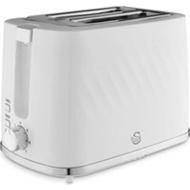 Swan ST14071WHT Windsor Textured 2 Slice Toaster in White