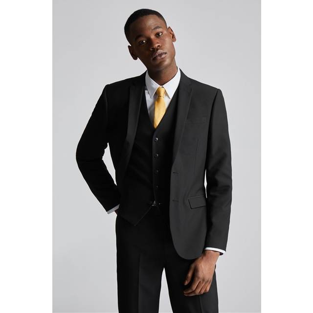 Slim Fit Jacket - Black - 46L