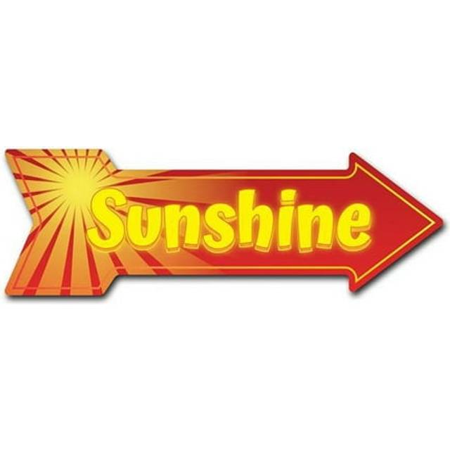 SignMission D-A-12-999586 12 x 36 in. Indoor & Outdoor Decor Direction Sticker Vinyl Wall Decals - Sunshine - 24 in.