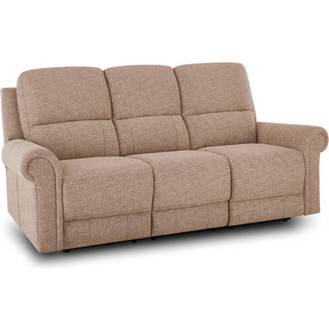 Jetta Beige Fabric Sofas - 3 Seater Sofa - Colorado Range - Oak Furnitureland