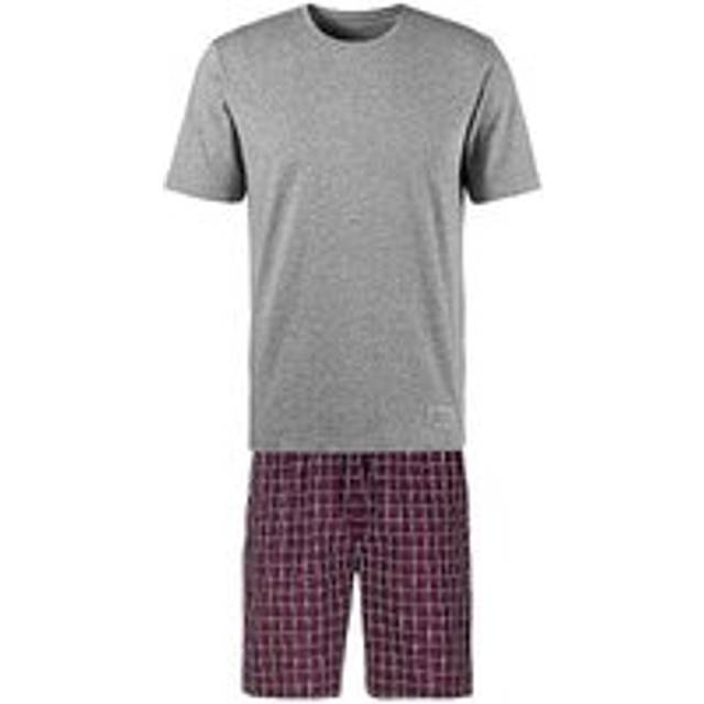 Le Jogger Short Pyjamas - Black Check