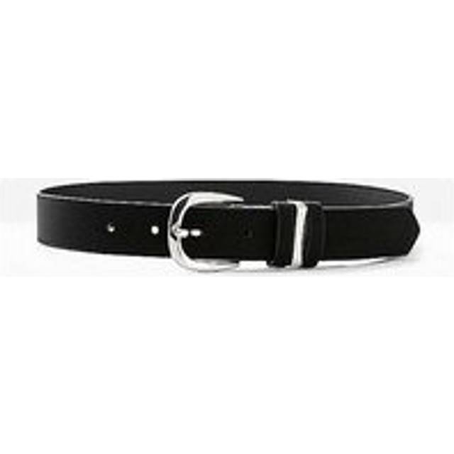 Shiny Buckle Belt - Black/silver