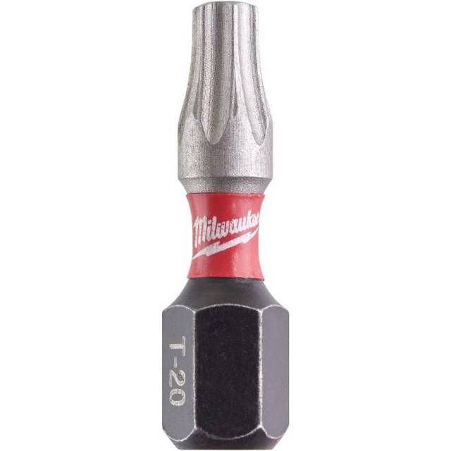 Milwaukee Shockwave Impact Duty Torx Screwdriver Bits TX20 25mm Pack of 25