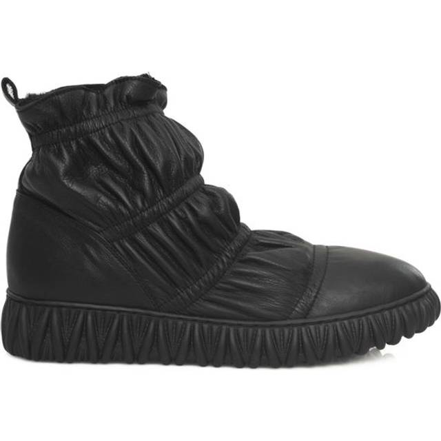 Cerruti 1881, Winter Boots, female, Black, 4 UK, Winter Leather Boots - Rubber Sole