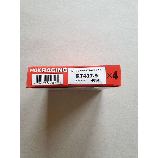 Ngk R7437-9 Racing Iridium Spark Plugs 4654 Heat 9 14mm 26.5mm 16mm Set Of 4