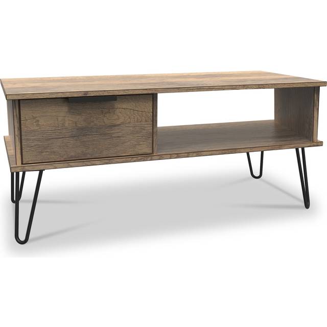Moreno Rustic Oak 1 Drawer Coffee Table  | Roseland