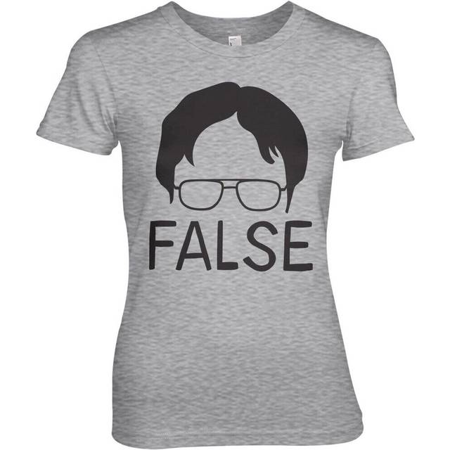 The Office T-Shirt - False - S to XXL - for Women - heather grey