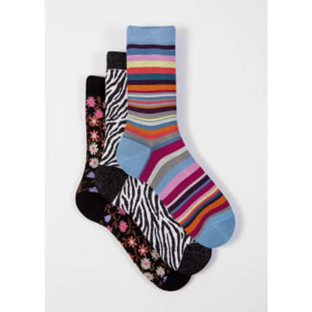 Paul Smith - Multi Patterned Sock Pack OS