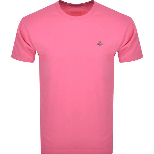 VIVIENNE WESTWOOD Classic Multicoloured Orb T-Shirt - Pink
