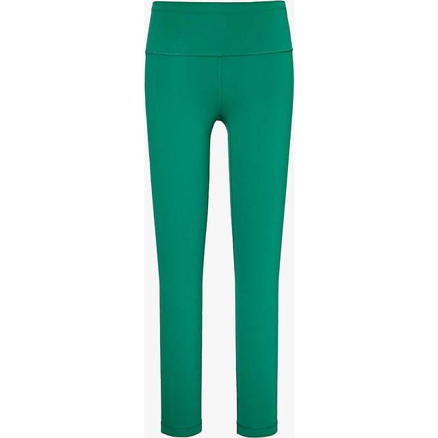 Lululemon Womens Cascadia Green Wunder Train High-rise Stretch-knit Leggings 10