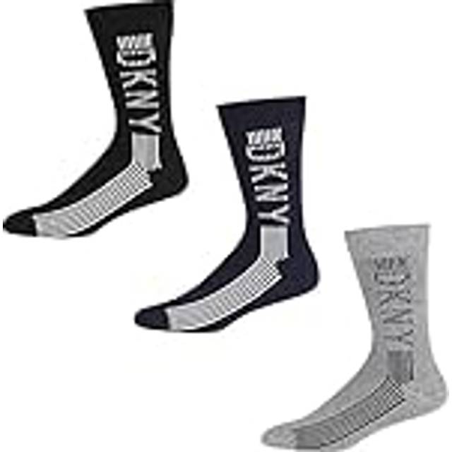 Dkny Mens Gem Sock (3 - Pack) (black/ Grey/ Navy, One Size)