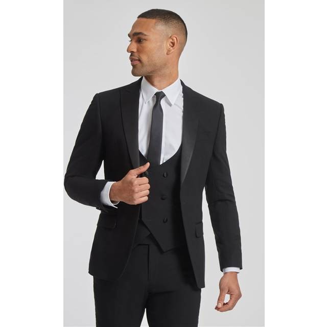 Antique Rogue Slim Fit Huxley Tuxedo Jacket - Black - 40R