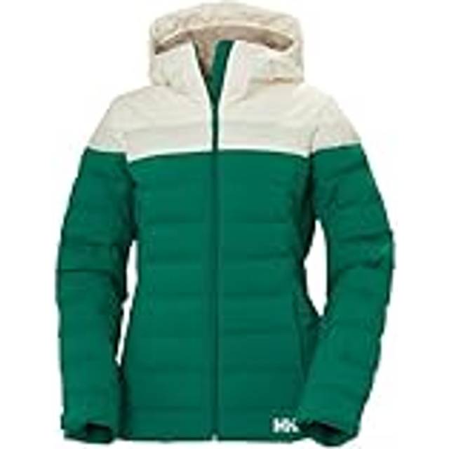 Helly Hansen Imperial Waterproof Ski Jacket, Emerald/White