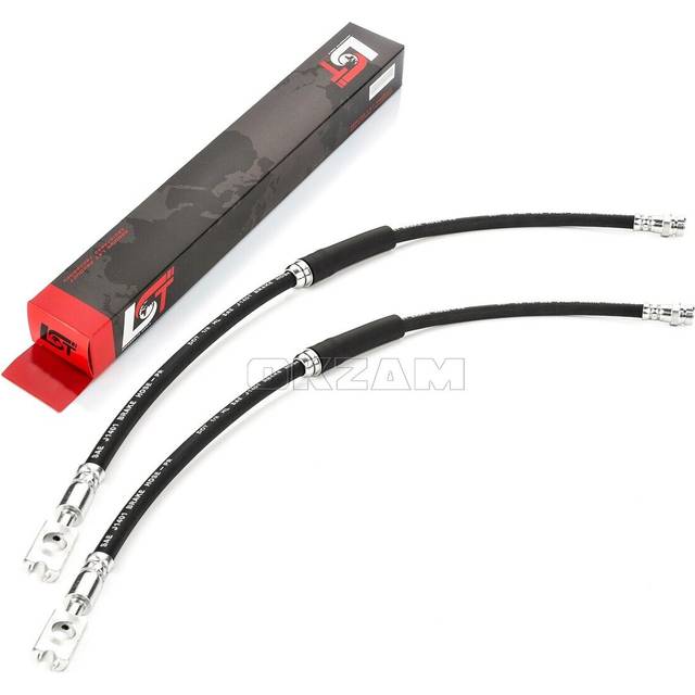 2 X Brake Hose For Vw Caddy Iii / Eos / Golf V / Vi / Plus Front - 585mm