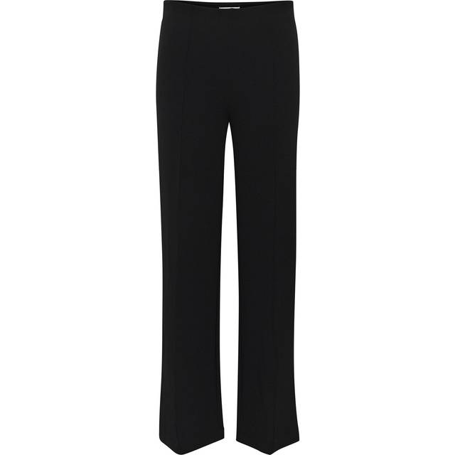Bea Mid-Rise Wide Leg Trousers - Black - Copenhagen-based brand Soaked In Luxury champions sophisticated yet accessible style, delivering a range of wardrobe staples each season that showcases the label's refined design aesthetic. Minimalistic every day basics, flowing feminine dresses and tailored workwear are at the core of each collection, all crafted with the purpose of transcending seasons so you get more out of your favourite pieces.